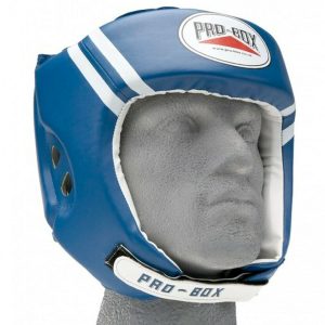 Pro Box Essentials PU Headguard Blue